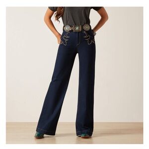 Ariat Ladies Ultra High Rise Western Wide Leg Jean